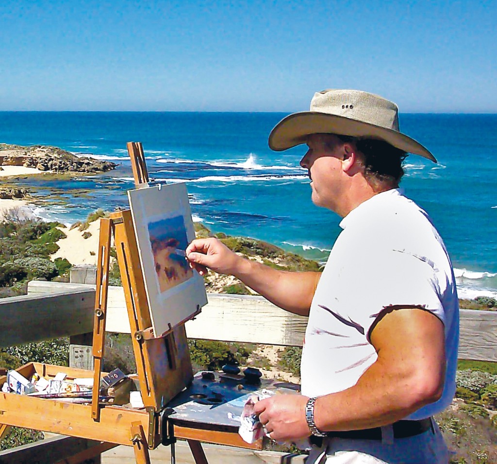 John Bredl is one of four Mornington Peninsula artists exhibiting at King Solomon Gallery in the Masonic Centre at Sorrento until Sunday.
