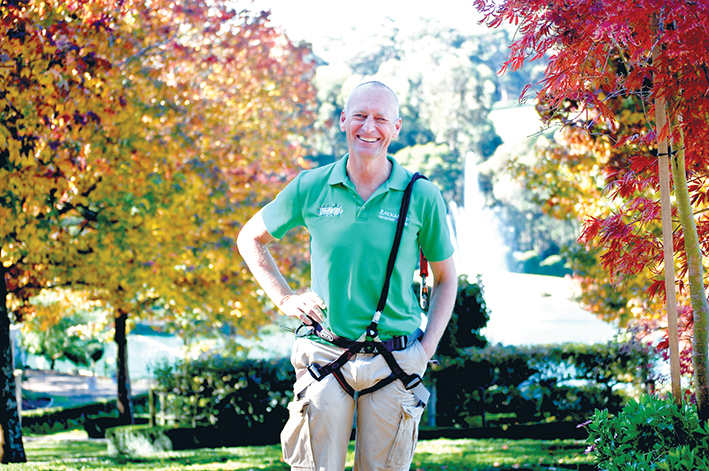 Growth business: Enchanted Adventure Garden owner Michael Savage is off to the finals of the 2014 Telstra Business Awards.