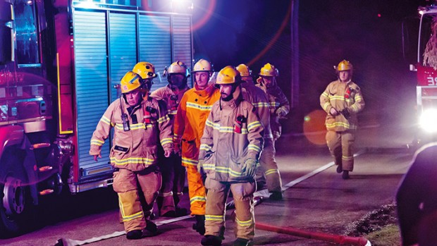 Lucky escape: Firefighters praised the actions of an 88-year-old Rosebud man who helped rescue his 77-year-old neighbour from a house fire in Fourth Ave on 7 May. The potentially deadly blaze was 70 residential fires CFA District 8 fire crews so far this year, four of which have claimed lives. Pictures: Yanni
