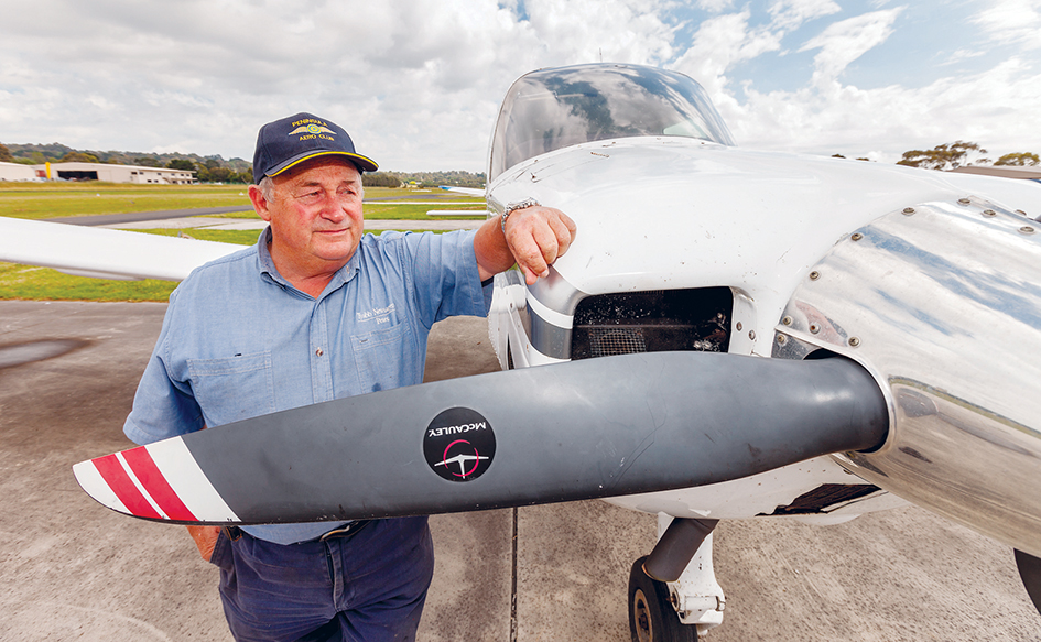 Close call: Peninsula Aero Club president Peter Bernardi says a low-flying pilot should be counselled. Picture: Yanni