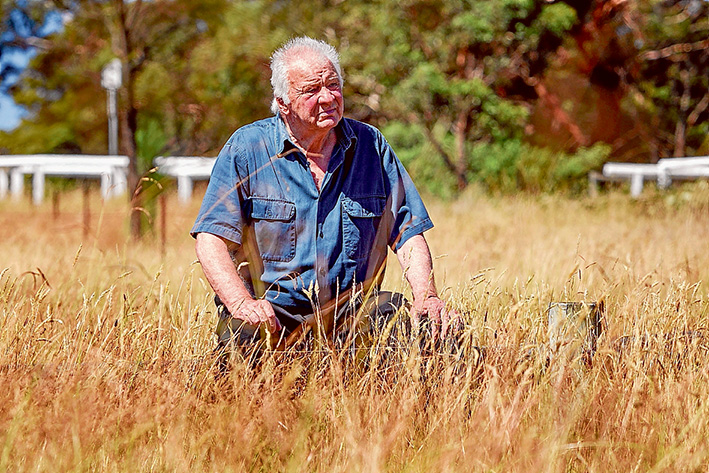 Waste watcher: Fred Crump of Mornington. Picture: Gary Sissons