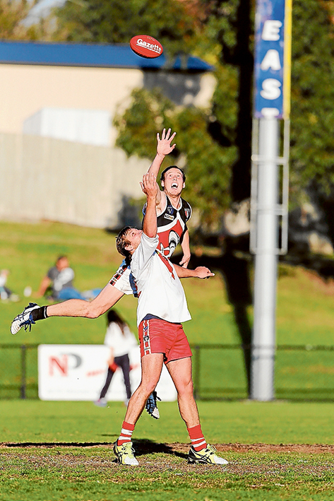 Sharks devour Bulls: Bonbeach beat Karingal by 72 points. Picture: Gary Bradshaw
