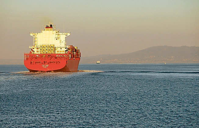 Bon voyage: State government plans look certain to keep container ships heading into the Port of Melbourne rather than to a new terminal at Hastings. Picture: Keith Platt