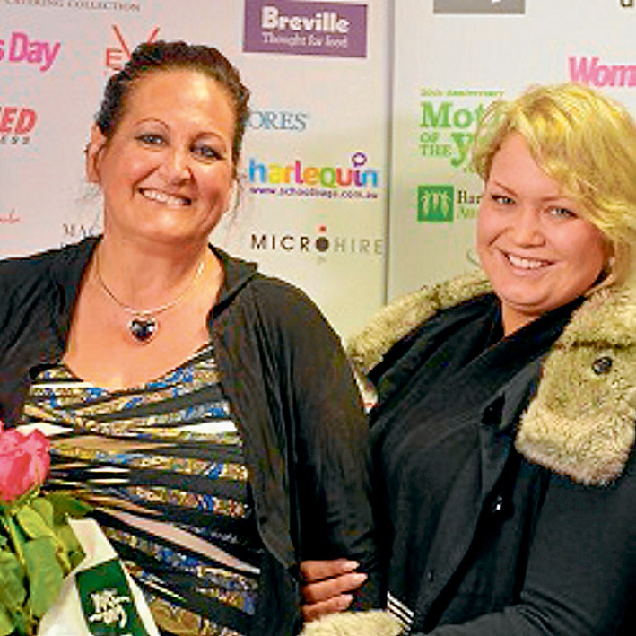 No burden: Dreena Lawrence-Gray, the Barnardos Mother of the Year 2015 national finalist, was nominated by her daughter-in-kind Lana Guest.