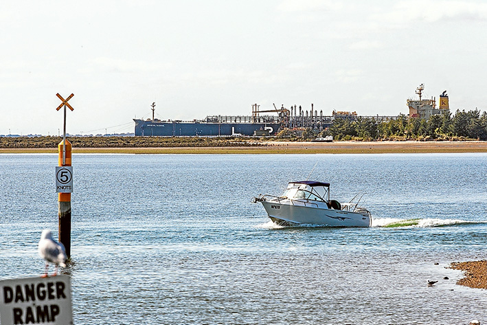 Port in waiting: The number of ships coming int the Port of Hastings hovers around 50 a year and is likely to stay that way unless it is developed as the state’s next container port. Picture: Gary Sisons