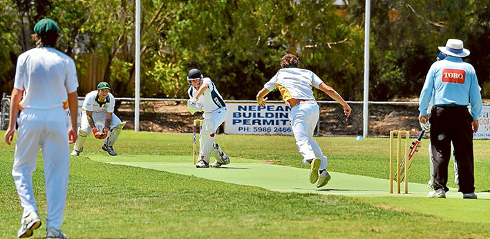Spin doctor: Some tricky deliveries didn’t stop Rosebud’s Billy Quigley making a high score for the innings. Picture: Rab Siddhi
