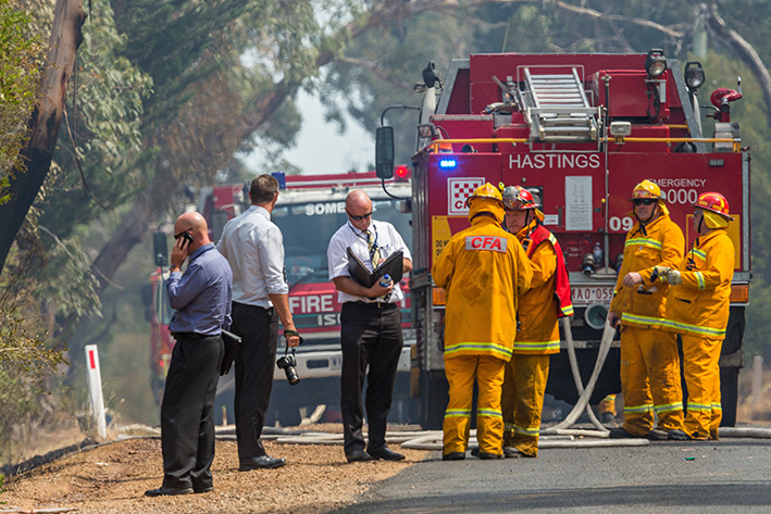 Crib Point Fire 11th Jan 2016