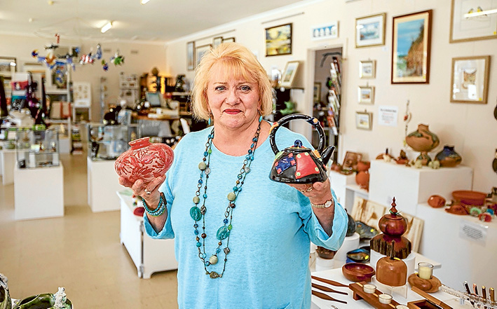 Sad to go: Kip Turner says it had been a privilege to sell peninsula artists’ works. Picture: Yanni