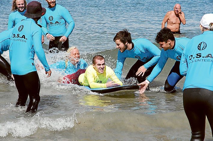 disabled surfers