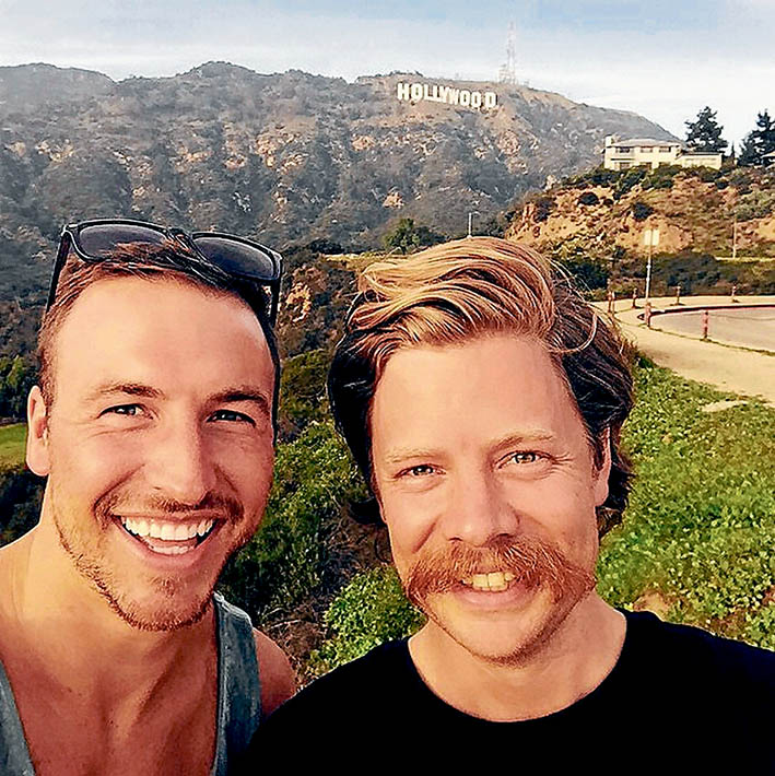 Toast to Hollywood: The memobottle designed and produced by Jonathon Byrt and Jesse Leeworthy is included in the sought after gift bags being handed out at this year’s Oscar awards in Hollywood. The pair hope their reusable bottle will help reduce plastic pollution,