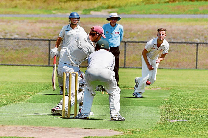 Forced feeding: The Braves turned to spin as they tried to sneak the pill past Red Hill’s batsmen. Picture: Rab Siddhi