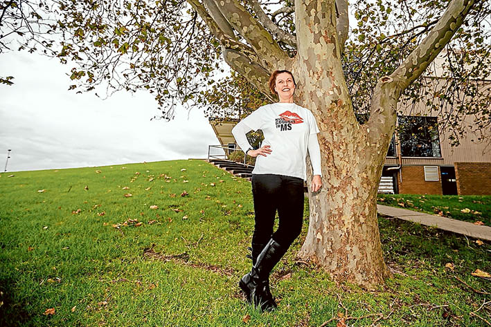 Perfect day: Donna Bradley-Robinson hopes to raise a lot of money for multiple sclerosis research. Picture: Yanni