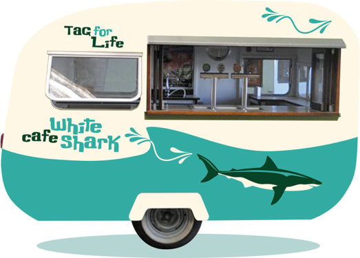 Van appeal: The “funky old school” caravan that Tag For Life wants to buy with a crowdfunding appeal being launched through Pozzible. Graphic: Supplied