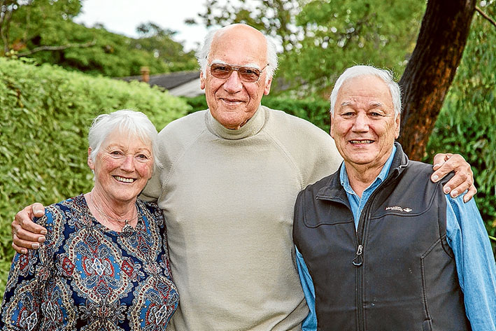 Three of a kind: Joyce Carlin, Peter Aburrow and Barry Peter Aburrow. Picture: Gary Sissons