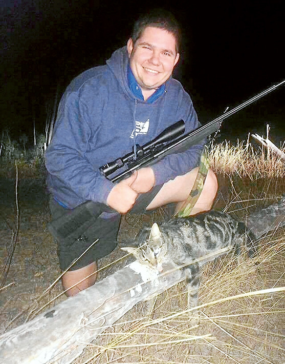Cats call: Facebook page of the Cat Busters group contains several images of dead feral cats and urges culling of the wild animals. Picture source: Facebook