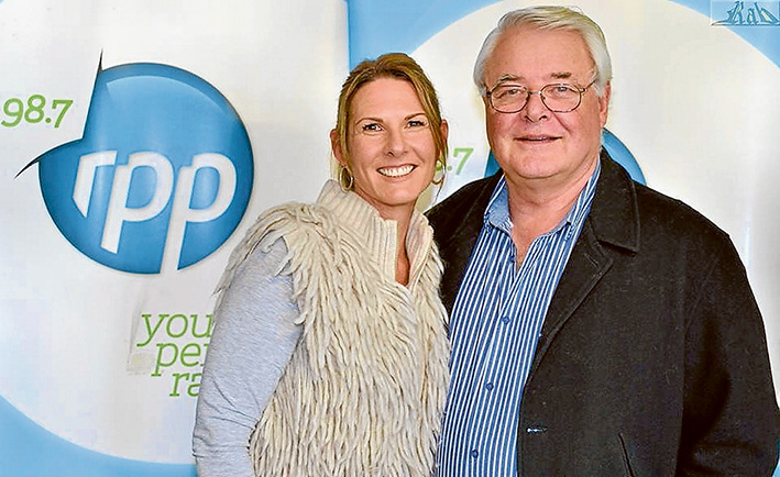 The Age Stage: Vicki Barber and Brodie Goozee. Picture: Rab Siddhi