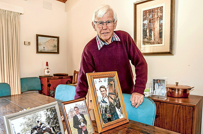 That’s my boy: Bill Griffiths is a proud dad after son Sam’s Olympics’ success. Picture: Yanni