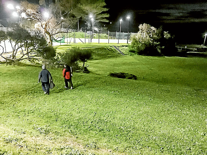 Chosen site: The area selected for a skatepark at Mt Martha by Mornington Peninsula Shire is sandwiched between the tennis courts facing the parade ground near Mt Martha Community House. Inconveniently for the shire, it has leased the site to Mt Martha Tennis Club until 2023.