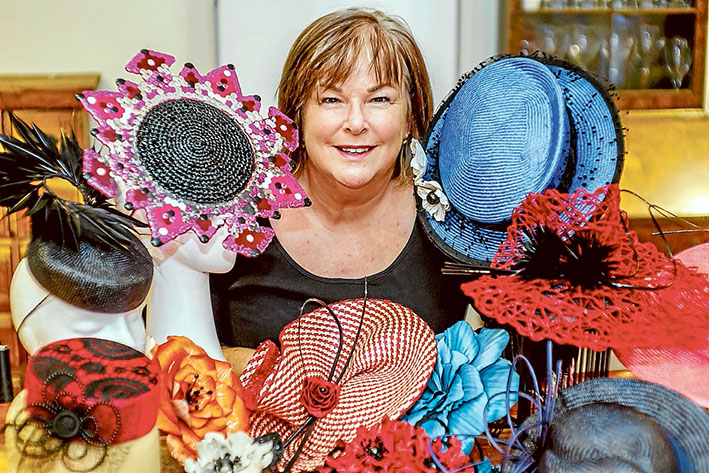 Passion for fashion: Jo Peterson’s creative flair turns heads. Picture: Yanni