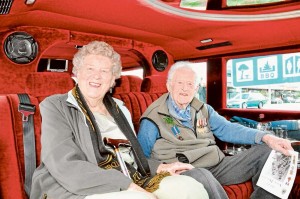 Anne Scott, 90 and Keith Rae, 99. 