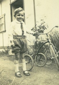 Don with his first set of wheels